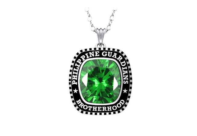 Women's Fraternity Pendant Ring Style 2